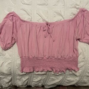 Cotton On Pink Ruffled Top